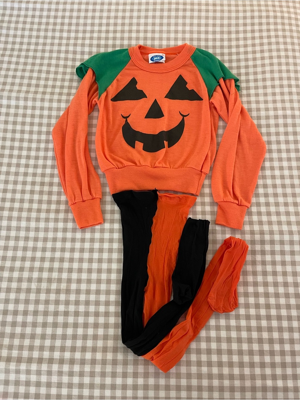Vintage Pumpkin Halloween outfit costume